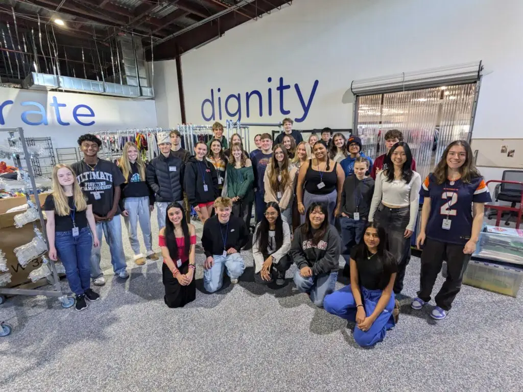 Group of young adults taking part in APC's Youth Service Leaders